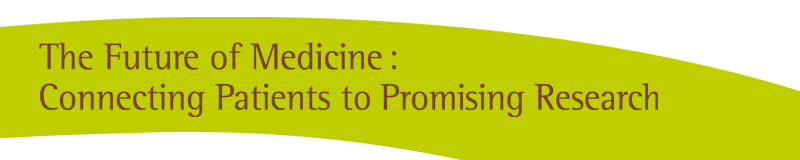 Centenary Distinguished Lecture - The Future of Medicine: Connecting Patients to Promising Research