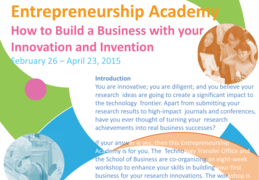 Entrepreneurship Academy 2015