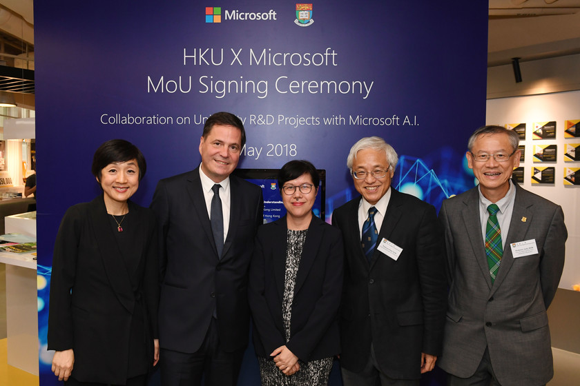 HKU and Microsoft Hong Kong join hands to embrace Artificial Intelligence in multi-disciplinary research gallery photo 2