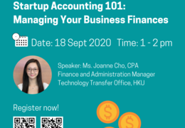 Tech Transfer Primer - Startup Accounting 101: Managing Your Business Finances