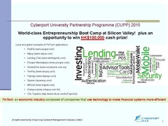 Six teams of HKU Students admitted to the Cyberport University Partnership Programme (CUPP)